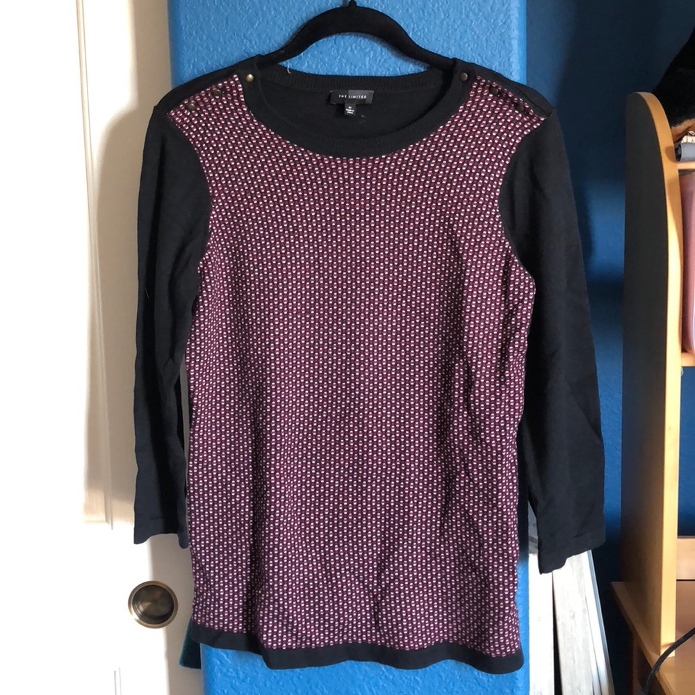 Juniors Sweater w/ Button Accents